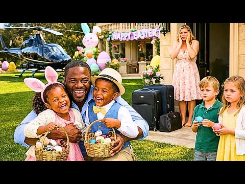 Stepmom Hid Easter Eggs From The Twins, But The Father Arrived By Helicopter And Shocked Everyone