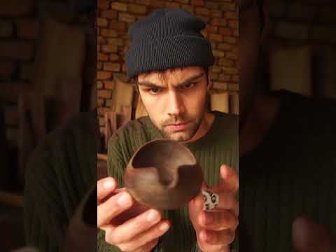 Carving a Pouring Vessel From a Black Walnut Log | Part 3 - The Knife  #wood  #woodcraft  #art