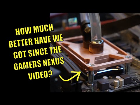 We made our own CPU Water Block, and tested it against the best!