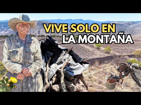 UN ANCIANO QUE VIVE EN UNA CUEVA EN LA MONTAÑA HACE 53 AÑOS
