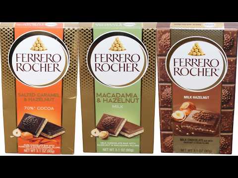Ferrero Rocher: Salted Caramel & Hazelnut, Macadamia & Hazelnut and Milk Hazelnut Review