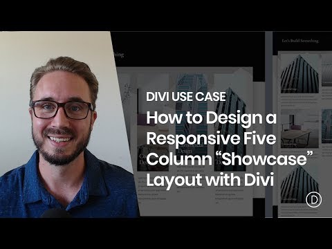 How to Design a Responsive Five Column “Showcase” Layout with Divi