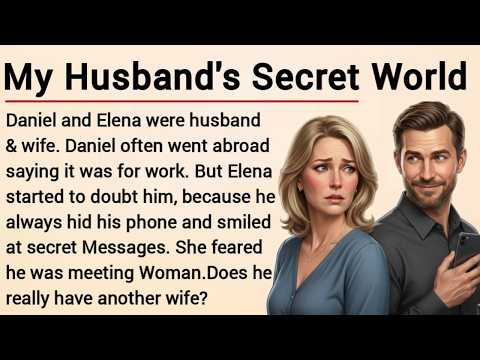Learn English Through English Level 3 | Graded Reader | English Story | My Husband's Secret World