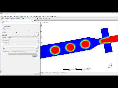 Microfluidics droplet generation demo - ANSYS Fluent