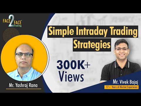 Simple Intraday Trading Strategies ! #Face2Face with Yashraj Rana