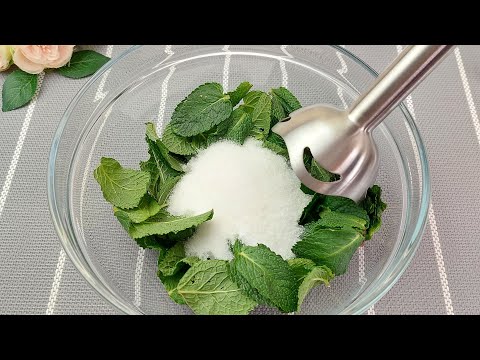 Sbatti lo zucchero con la menta! Il mio marito è scioccato dal risultato! Asmr