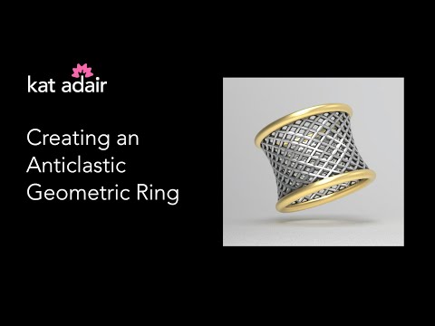 ZBrush Jewelry: Making a Geometric Anticlastic Ring