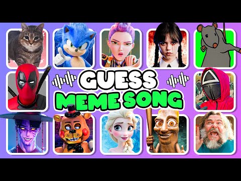 GUESS MEME & WHO'S DANCING 2025 FAN Edition🎤🎵 🔥|KPop Demon Hunters,FNAF, Wednesday, MrBeast|fastQUIZ