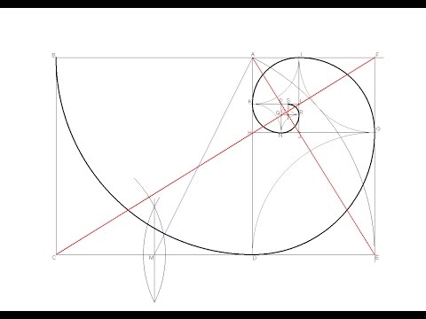 How to draw a Golden Ratio Spiral