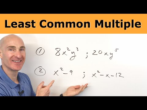Finding a Least Common Multiple (With Variables)