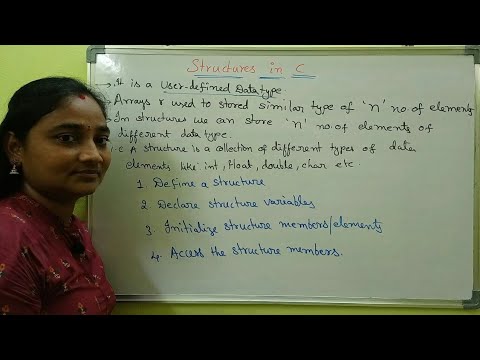 C Language||Structures in C||Part-1:Declaration,Initialization,Accessing....||Telugu Scit Tutorial