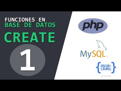 1 - Funciones Básicas en Base de Datos - CRUD - CREATE