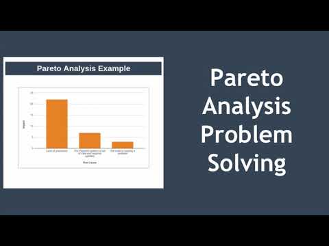 Pareto Analysis for Problem Solving