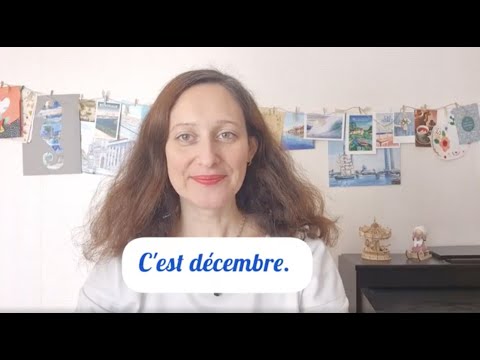 🇨🇵 1 minute in slow French. 16. C'est décembre. - podcast français