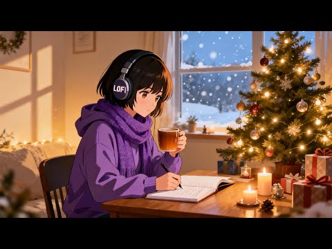 A Warm Christmas Morning Desk 🎄☕ Cozy Lofi Focus