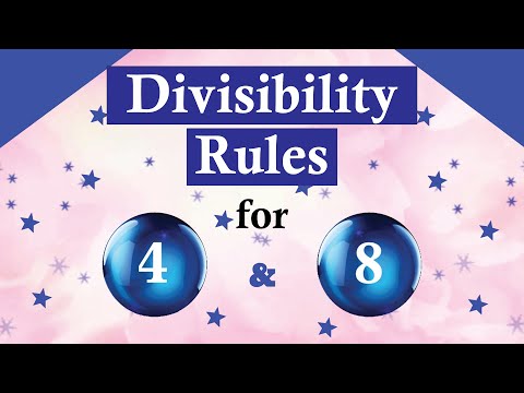 Divisibility Rules for 4 and 8 | Handy Tricks