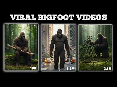 How I Make Viral BIGFOOT Vlogs & Videos without Veo 3