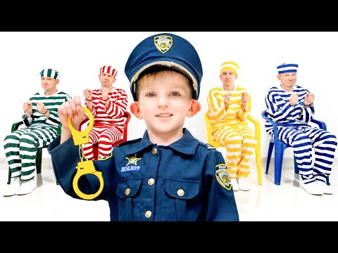 Funny Police Story For Kids: Alex Vs The Colorful Troublemakers