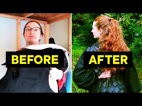 Making a Scale Armor Vest (from Sofa Scraps!)