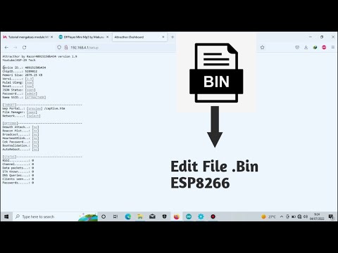 Tutorial Sederhana Edit File .bin Esp8266