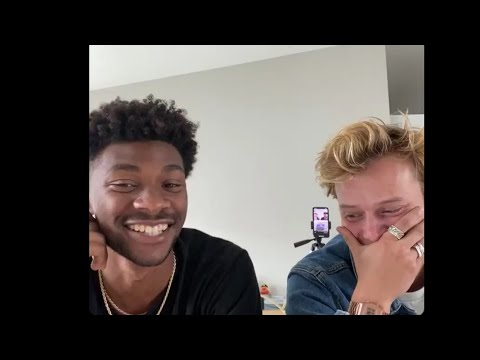 Obx Rudy Pankow and Jonathan Daviss JD instagram live 08-18-2021