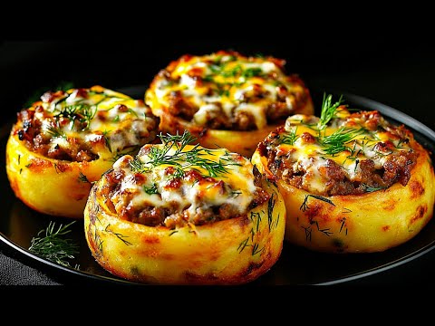 Haben Sie Kartoffeln und etwas Hackfleisch?! Es ist so lecker, dass ich sie 3 Mal pro Woche koche!