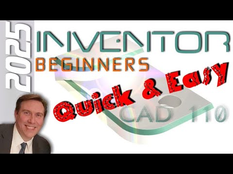 E1 Autodesk Inventor 2025 | Basic Modeling for Beginners Tutorial with Training Guide
