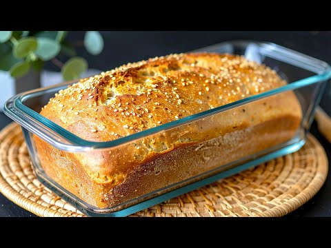 Gesundes Linsenbrot in 5 Minuten! KEIN Mehl und KEINE Hefe! ist so einfach und lecker!