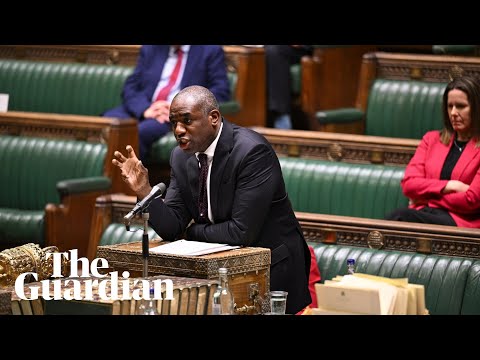 PMQs: deputy prime minister David Lammy takes questions in parliament – watch live