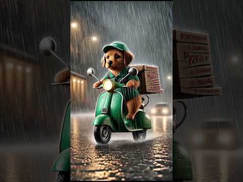 The poor puppy is working very hard to buy good food. #shorts #cutedog #cutepuppy