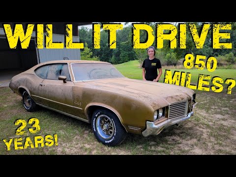 BARNFIND OLDS - Will it Drive 850 MILES After 23 Years ABANDONED??