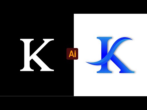 Logo Design " K Letter Logo Design || Typography Logo Design Adobeillustrator #tutorials #video