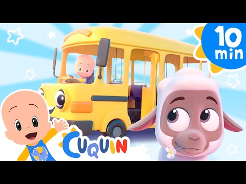 Animal bus | Cleo & Cuquin | Kids | Songs