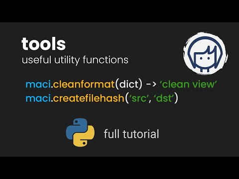 Universal Utility Tools in maci | Python