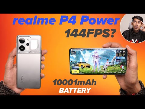 realme P4 Power BGMI Test With FPS Meter : 10001mAh Battery realme P4 Power