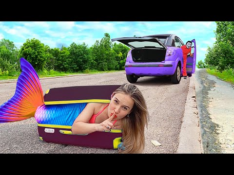 Mi novia se convierte en sirena 🧜‍♀️ ¡La sirena no quiere ir al campamento de verano!