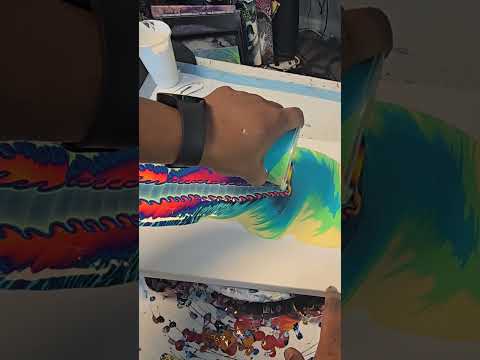 TOUCH IT ✨️ #art #paint #abstract