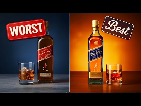 10 JOHNNIE WALKER Whiskeys RANKED Worst To Best!