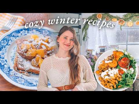 Cozy Winter Cooking Vlog 🍊❄️ Comforting &amp; Nourishing Winter Recipes | Cook With Me