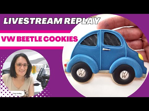 Live Cookie Decorating - VW Beetle Cookies |June 7th|