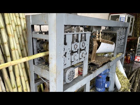 Amazing Machines Completely Change The Way Sugarcane Is Pressed In The Countryside