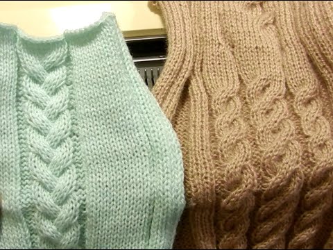 Вязание широких кос на машине. Мастер-класс машинное вязание