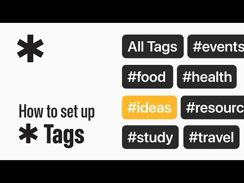 How to Use ✱ Tags in Forever ✱ Notes: A Step-by-Step Setup for Apple Notes