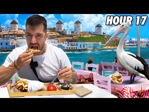 Τρώω Μόνο Πιτόγυρα Για 24 Ώρες Στην Μύκονο !