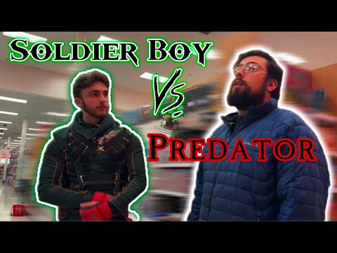Soldier Boy and A Mob of People Vs Predator!