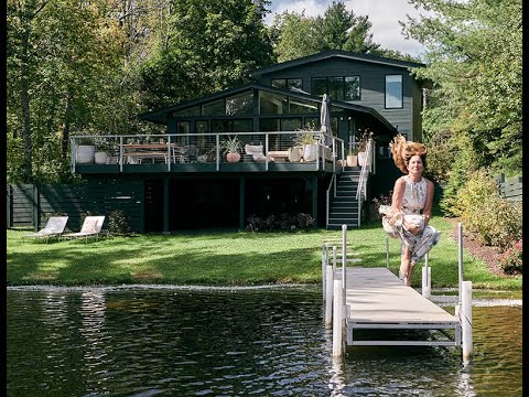 Jess' Lake House Tour: A Bright, Playful Gathering Place