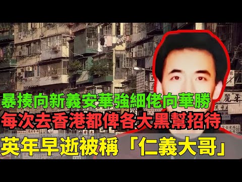 暴揍向新義安華強細佬向華勝，每次去香港都俾各大黑幫招待！京城神秘大佬賽潘安！英年早逝被稱「仁義大哥」！