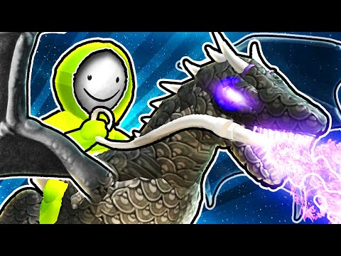 I made DREAM ride an Ender DRAGON in Spore!
