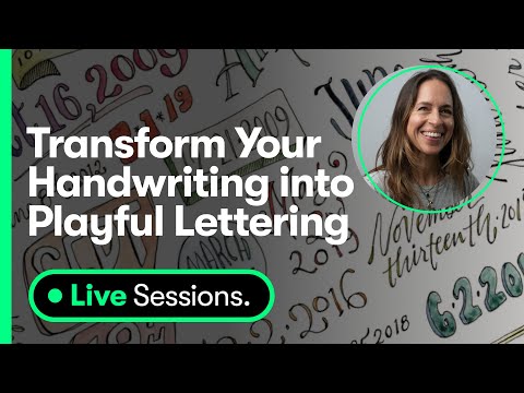 Transform Your Natural Handwriting—Even The Messiest!—Into Playful Lettering
