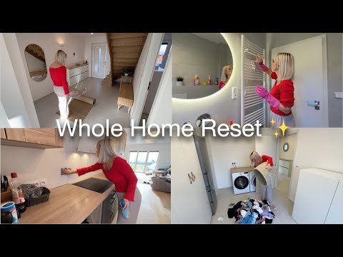 Satisfying Whole Home Reset ✨ ASMR Cleaning Motivation | From Messy ➝ Clean & Calm 🏡